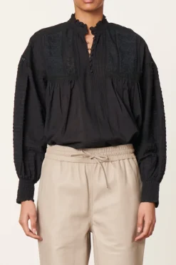 Dahlia Blouse Black