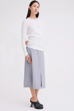 Davies Longsleeve Tee Ghost