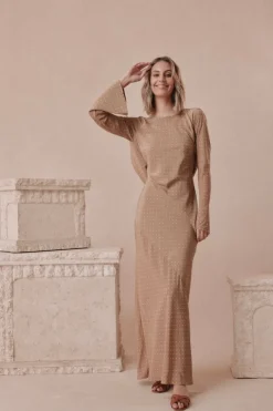 Diana Dress Choc Spot