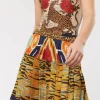 Diana Pleated Skirt Oriental