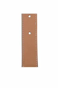 Double-Sided Smooth Leather Belt Black/Tan/Silver