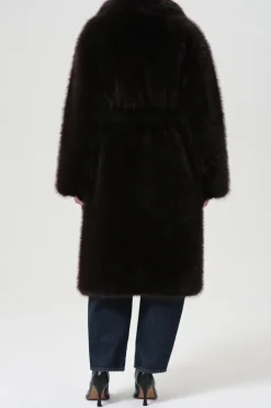 Ebony Shearling Coat Infusion