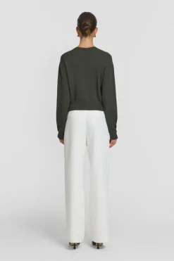 Ego Cardi Dark Olive Marle