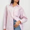 Elsa Shirt Cherry Blossom Stripe