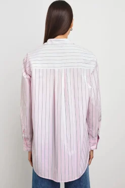 Elsa Shirt Cherry Blossom Stripe