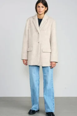 Emily Mohair Blazer Beige