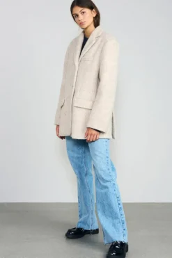 Emily Mohair Blazer Beige