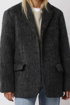 Emily Mohair Blazer Grey