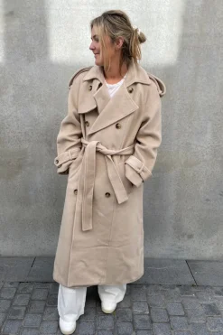 Everly Wool Coat Beige