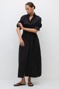 Everyday Shirt Dress Black