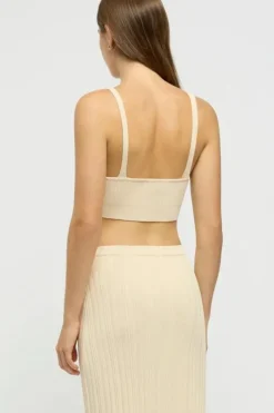 Gigi Knit Bralette Buttercream