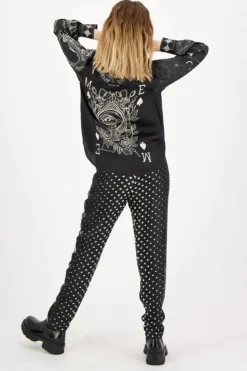 Grace Cropped Shirt Black