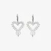 Gypsy Heart Earrings Silver