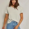 Harley Cotton Boxy Crew Tee Chalk