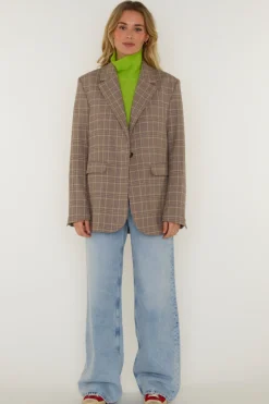 Haven Blazer 13103 Peppercorn Check