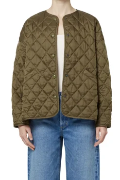Huntleigh Quilted Jacket Army Green