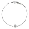 Inka Bracelet Sterling Silver - White Zircon