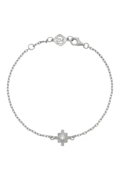 Inka Bracelet Sterling Silver - White Zircon