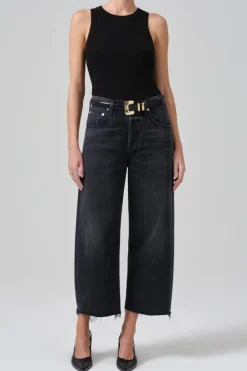 Isabel Rib Tank Black