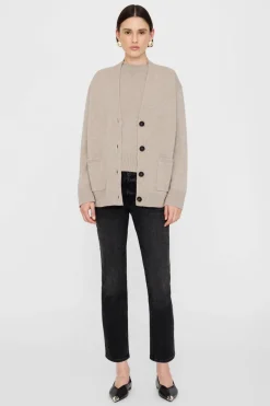 Jackson Cashmere Cardigan Brown