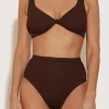 Jamie Bikini Metallic Chocolate