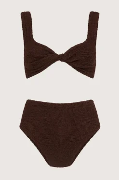 Jamie Bikini Metallic Chocolate