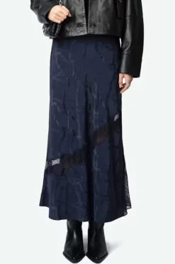 Jaylal Jac Chains Skirt Encre