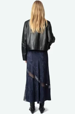 Jaylal Jac Chains Skirt Encre