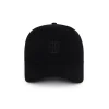 Jeremy Baseball Cap Framed Monogram Black