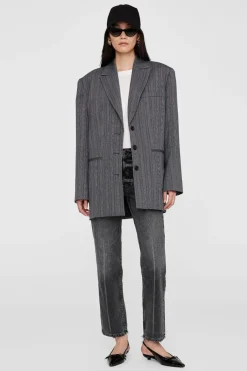 Jeremy Baseball Cap Framed Monogram Black