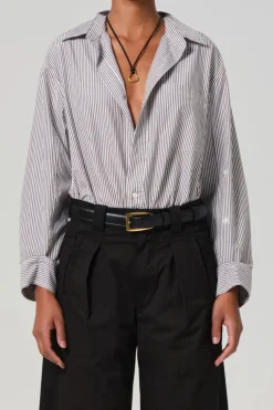 Kayla Shirt Desert Stripe