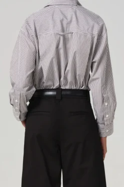 Kayla Shirt Desert Stripe