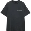 Kent Tee Twisted Snake Washed Charcoal