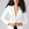 Linen Duchess Blazer White