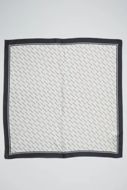 Logo Stripe Scarf Logo Print