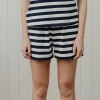 Lounge Shorts Navy Stripe