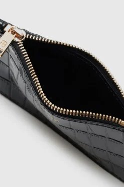 Lucy Card Holder Black Embossed