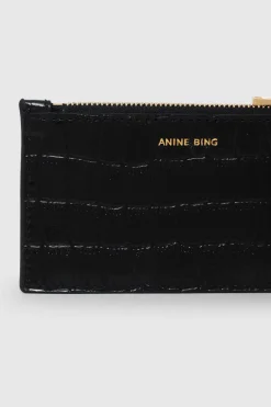 Lucy Card Holder Black Embossed