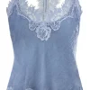 Lucy Velvet Cami Ash Blue