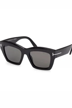 Luna Ft1191 01d 52 Shiny Black Smoke Polarized