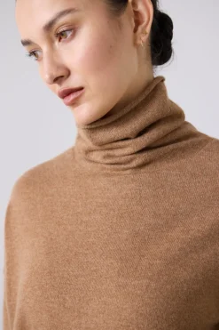 Mara Funnel Neck Gingerbread