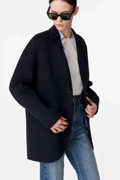 Marc Jacket Wool Blend Navy