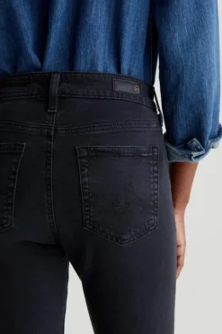 Mari Crop Jean Sulfur Black