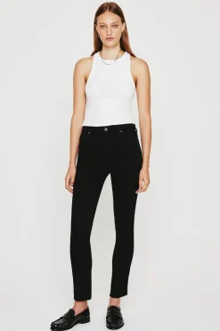 Mari High Rise Straight Opulent Black