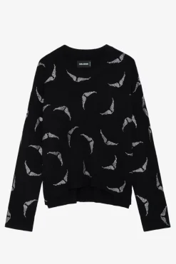 Markus Diamanté Wings Jumper Noir