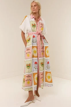 Marla Dress Siesta Tile