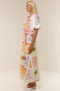 Marla Dress Siesta Tile