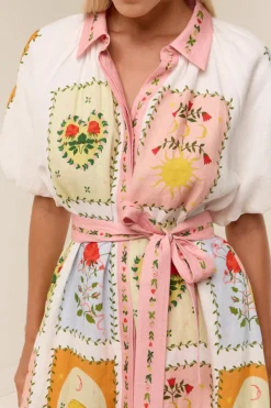 Marla Dress Siesta Tile