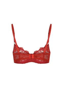 Maverick Underwire Bra Red