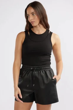 Melissa Leather Short